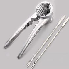 Descascador de nozes Cozinha porca sheller clipe ferramenta braçadeira alicate cracker liga de zinco nutcracker sheller crack amêndoa noz noz noz avelã filbert porca Descascador de biscoitos de nozes