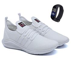 Tênis Ravino Esportivo Academia Caminhada Dia a Dia + Relógio Digital Masculino-Masculino