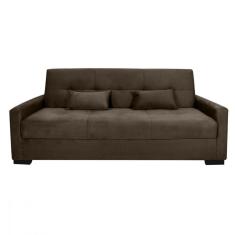 Sofa Cama Lavinia Matrix 3 Lugares Marrom