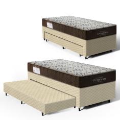 Cama Box Com Colchao De Espuma D45 Solteiro Ortobom Iso 150 +