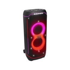 JBL Partybox Ultimate – Alto-falante multiuso para festas, com conectividade Wi-Fi e Bluetooth, sem fio, Lightshow, IPx4 à prova de corte, entradas duplas de microfone e guitarra, alça e rodas