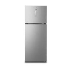 Geladeira Hisense Frost Free 466L Duplex Inverter RT3N461 Portas Planas Prateleiras de Vidro Econômica Inox