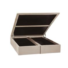 Cama Box Baú Queen Universal Suede Clean (158x198x39) - Ortobom