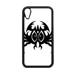 Capa para iPhone XR com estampa de aranha preta para proteção de telefone Apple