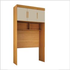 Modulado Aero Solteiro 3 Portas - Orion-Cinamomo/Off White - Leifer Móveis