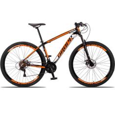 Bicicleta Aro 29 Dropp Race 21 Marchas Quadro Alumínio e Suspensão Dianteira e Freio Disco-Unissex