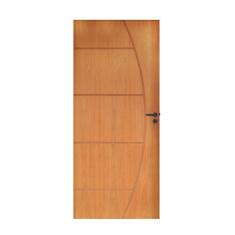 Folha Lisa Imbuia Belissima 6 Fech.WC Alavanca e Dobradiça Preto 62 x 2,10 Rodam Natural