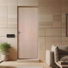 Kit Porta de Madeira Lisa Curupixá 210x62cm Batente 11cm Uniportas