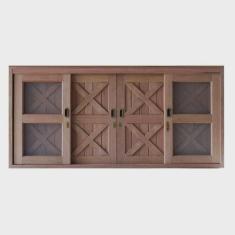 Janela de Correr com Tela 6 Folhas Celeiro 120x200cm Madersilva