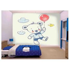 Papel De Parede Infantil Ursinho Quarto Bebê Azs117 - Você Decora