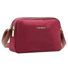 Bolsa Feminina Microfibra Transversal Chenson 3484133-Feminino
