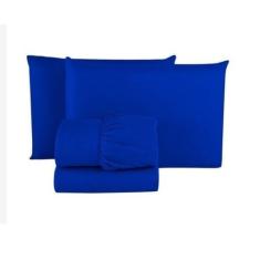 Jogo de Lençol Cama King 3 Peças Liso 1,93m x 2,03m x 30cm - DIVERSAS 