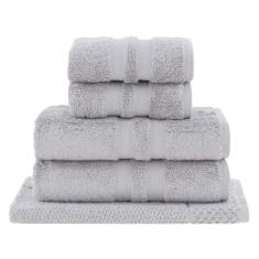 Jogo de Toalhas Buddemeyer Algodão Egípcio Gigante Cinza 5 peças