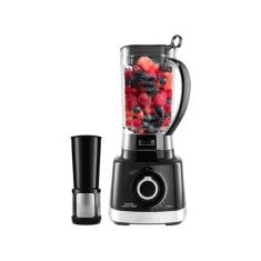 Liquidificador Britânia Fortis Turbo BLQ1300P Preto com Filtro 12 Velo