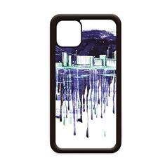 Capa Noite Céu Estrelado Moderna Cidade Aquarela para iPhone 12 Pro Max para Apple Mini Mobile Case Shell