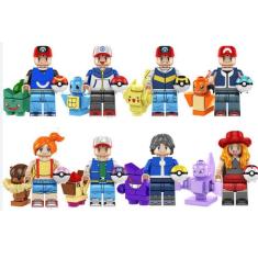 Boneco Blocos De Montar Kit Pikachu