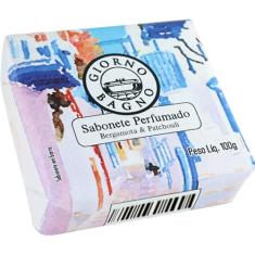 Giorno Bagno Sabonete Em Barra Para Mãos E Corpo Bergamota E Patchouli 100 G Colorido