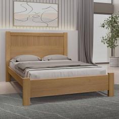 Cama Casal 153x118x200cm 100% Mdf Premium Ripada Cinamono