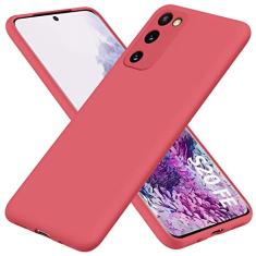 AYSZNBLA Capa para Samsung Galaxy S20 FE 5G, capa de telefone de borracha gel de silicone líquido, não amarela, capa de telefone de silicone multicolorida, capa protetora ultrafina antiderrapante