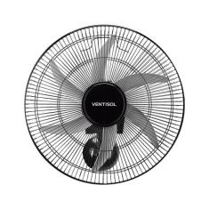 Ventilador De Parede Ventisol 6 Pás Steel 50cm 200w Bivolt, Bivolt