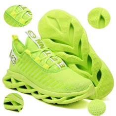 Tênis Easy Style Feminino Evoltenn Solado Trançado Moderno, 38, Verde,