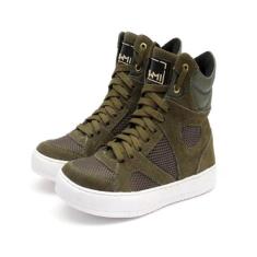 Tenis Sneaker Feminino Botinha Treino Academia Cano Alto - Bawmi, Verd