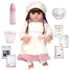 Boneca Reborn De Silicone Realista Gatinha - Cegonha Reborn Dolls