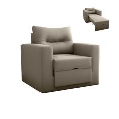 Sofá Cama Soraia Para Sala - Suede - Sv Decor - Matrix, Capuccino