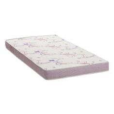 Colchão Solteiro Physical Resistente Lilás E Branco 14x78x188 Ortobom,
