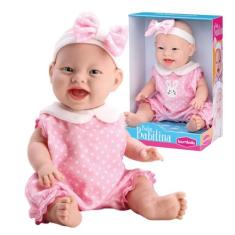 Boneca Vinil Baby Babilina Passeio Bambola