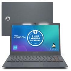 Notebook Positivo Vision C14 Intel Celeron Linux 4GB 128GB eMMC 14 HD 
