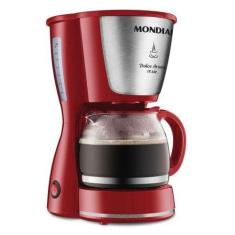 Cafeteira Elétrica C-35 18X Dolce Arome Mondial, Vermelho e inox, 110V