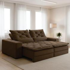 Sofá Reclinável 4 Lugares 230cm Dallas - Montano Estofados