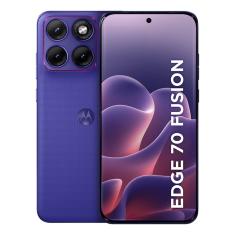 Smartphone Motorola Edge 70 Fusion 5G 256GB - Roxo, 24GB (8GB RAM + 16GB Ram Boost), Câmera 50MP e Tela de 6,8"