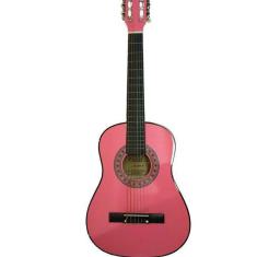 Violão Andaluz Infantil Nylon Rosa Ac340Pi