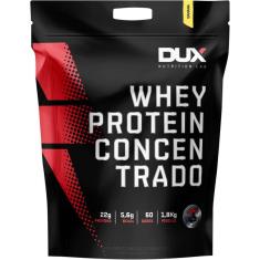 Whey Protein Concentrado Banana Pouch 1,8Kg Dux Nutrition
