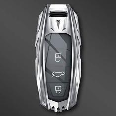 TPHJRM Porta-chaves do carro Capa Smart Zinc Alloy, apto para Audi a1 a3 8v a4 b9 a5 a6 c8 q3 q5 q7 tt, Porta-chaves do carro ABS Smart Car Key Fob