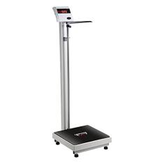 Balança Antropométrica 300kg/100g 6 Dígitos Bivolt Com Bateria Ramuza