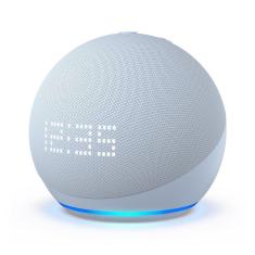 Echo Dot 5ª geração com relógio, Smart speaker com relógio e Produto Alexa, Azul, AMAZON  AMAZON