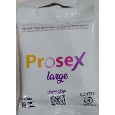 Preservativo Prosex Large Premium - 3 Unidades - Inaltex Industria Bra