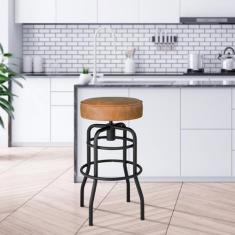 Banqueta de Aço Giratória Paris - Compoarte