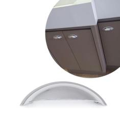 Kit 16 Puxadores Rose Gold Puxador concha Puxador de armário - Telis F