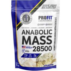 Hipercalórico Anabolic Mass 28500 3kg - Profit Labs - Profit Laborator