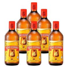 Cachaça Adoçada Velho Barreiro 600ml 6 Unidades