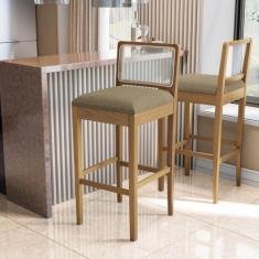 Banqueta Montada Sara Madeira Maciça - Kappesberg