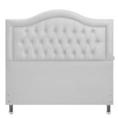 Cabeceira Cama Queen Capitonê Sophia Provençal Corano Branco 120 RBL