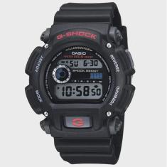 Relógio casio g-shock masculino digital preto DW-9052-1VDR