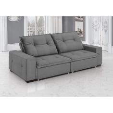 Sofá Aquarius - Retrátil / Reclinável 220 Cm- Linho