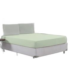 Jogo Lençol Cama Casal Padrão 80% Algodão Verde Elástico - Beatriz Enx