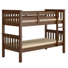 Beliche de Madeira Escada Fixa Castanho Acetinado - Piratini